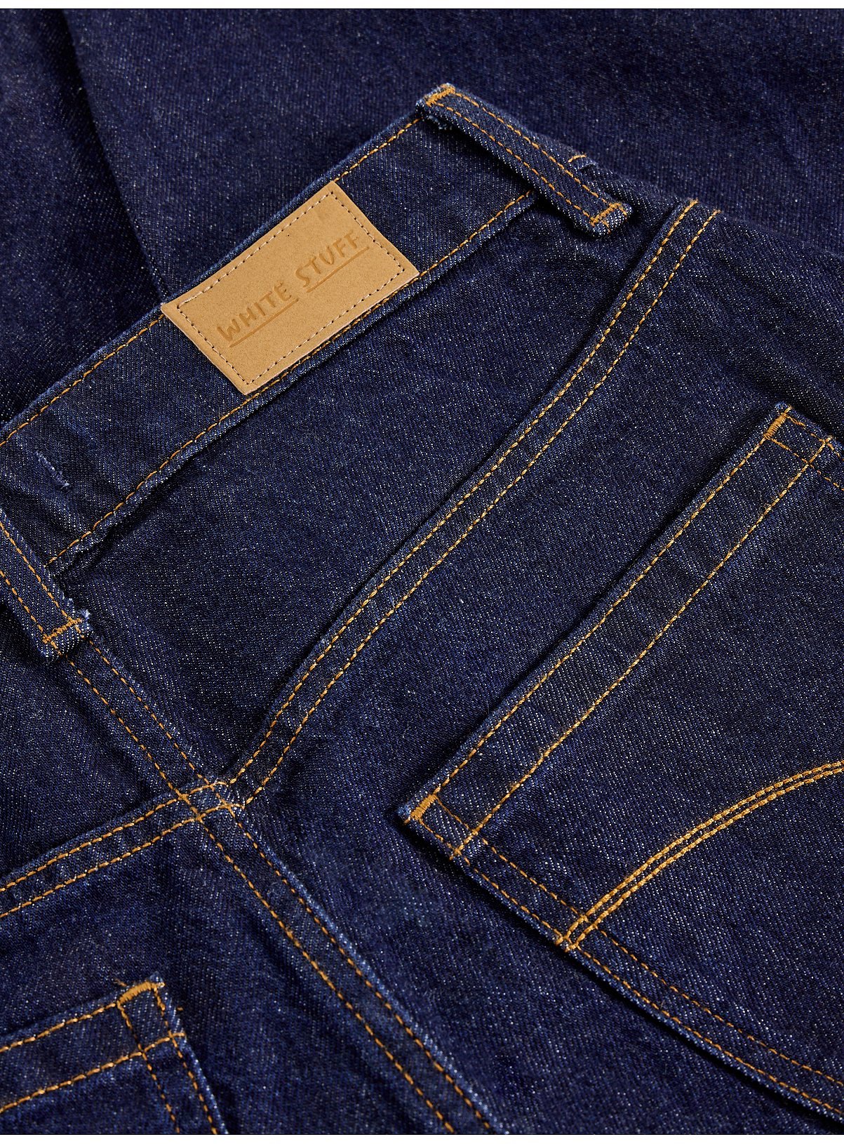 WHITE STUFF Aubrey Barrel Leg Jean Dark Denim 10 - Image 6 thumbnail